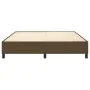 Dark brown fabric bed frame 180x200 cm by vidaXL, Beds and slatted bases - Ref: Foro24-3120881, Price: 132,63 €, Discount: %