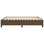 Dark brown fabric bed frame 180x200 cm by vidaXL, Beds and slatted bases - Ref: Foro24-3120881, Price: 134,72 €, Discount: %