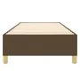 Estructura de cama de tela marrón 100x200 cm de vidaXL, Camas y somieres - Ref: Foro24-3120940, Precio: 92,83 €, Descuento: %