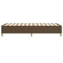 Estructura de cama de tela marrón 100x200 cm de vidaXL, Camas y somieres - Ref: Foro24-3120940, Precio: 76,19 €, Descuento: %