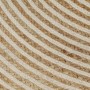 Handwoven jute rug white spiral design 90 cm by vidaXL, Rugs - Ref: Foro24-133716, Price: 33,35 €, Discount: %