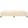Estructura de cama box spring tela color crema 200x200 cm de vidaXL, Camas y somieres - Ref: Foro24-3120891, Precio: 126,35 €...