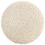 Handmade cotton macrame pouf 45x30 cm by vidaXL, Ottomans - Ref: Foro24-324002, Price: 82,56 €, Discount: %