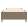 Taupe gray fabric bed frame 90x190 cm by vidaXL, Beds and slatted bases - Ref: Foro24-3120925, Price: 97,68 €, Discount: %