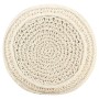 Handmade cotton macrame pouf 45x30 cm by vidaXL, Ottomans - Ref: Foro24-324002, Price: 82,56 €, Discount: %