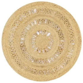 Alfombra hecha a mano de yute trenzado 90 cm de vidaXL, Alfombras - Ref: Foro24-133707, Precio: 30,70 €, Descuento: %