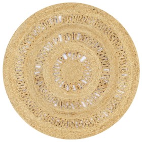 Handmade braided jute rug 90 cm by vidaXL, Rugs - Ref: Foro24-133707, Price: 31,36 €, Discount: %