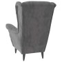 Sillón de terciopelo gris claro von vidaXL, Sessel - Ref: Foro24-324059, Preis: 206,58 €, Rabatt: %