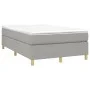 Light gray fabric bed frame 120x200 cm by vidaXL, Beds and slatted bases - Ref: Foro24-3120945, Price: 118,04 €, Discount: %