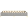 Light gray fabric bed frame 120x200 cm by vidaXL, Beds and slatted bases - Ref: Foro24-3120945, Price: 111,04 €, Discount: %