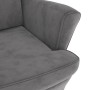 Sillón de terciopelo gris claro von vidaXL, Sessel - Ref: Foro24-324059, Preis: 206,58 €, Rabatt: %