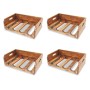 Weinregale für 16 Flaschen 4 Stück massives recyceltes Holz von vidaXL, Weinregale - Ref: Foro24-244491, Preis: 123,59 €, Rab...