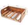 Weinregale für 16 Flaschen 4 Stück massives recyceltes Holz von vidaXL, Weinregale - Ref: Foro24-244491, Preis: 123,59 €, Rab...