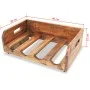 Wine racks for 16 bottles, set of 4 made of solid recycled wood. by vidaXL, Wine racks - Ref: Foro24-244491, Price: 120,76 €,...