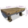 Mesa de centro de madera maciza reciclada 90x50x35 cm de vidaXL, Mesas de centro - Ref: Foro24-244500, Precio: 234,98 €, Desc...