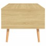 Mesa de centro madera de ingeniería roble Sonoma 100x49,5x43 cm
