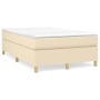 Cream fabric bed frame 120x200 cm by vidaXL, Beds and slatted bases - Ref: Foro24-3120950, Price: 123,19 €, Discount: %