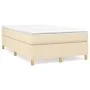 Cream fabric bed frame 120x200 cm by vidaXL, Beds and slatted bases - Ref: Foro24-3120950, Price: 117,82 €, Discount: %