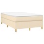 Estructura de cama de tela color crema 120x200 cm de vidaXL, Camas y somieres - Ref: Foro24-3120950, Precio: 123,08 €, Descue...