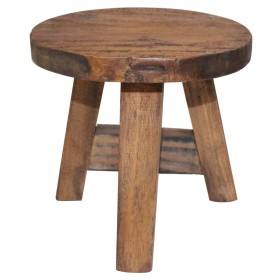 Recycled solid wood stool by vidaXL, Folding stools and chairs - Ref: Foro24-244508, Price: 48,81 €, Discount: %