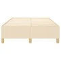 Cream fabric bed frame 120x200 cm by vidaXL, Beds and slatted bases - Ref: Foro24-3120950, Price: 117,82 €, Discount: %