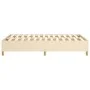 Cream fabric bed frame 120x200 cm by vidaXL, Beds and slatted bases - Ref: Foro24-3120950, Price: 117,82 €, Discount: %