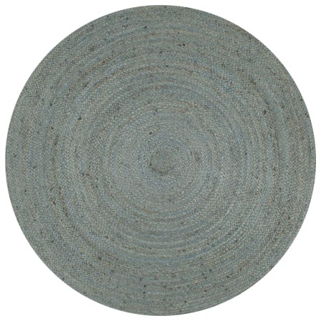 Hand-woven round olive green jute rug, 120 cm. by vidaXL, Rugs - Ref: Foro24-133669, Price: 47,69 €, Discount: %