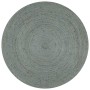 Handgewebter runder olivgrüner Juteteppich 120 cm von vidaXL, Teppiche - Ref: Foro24-133669, Preis: 47,69 €, Rabatt: %