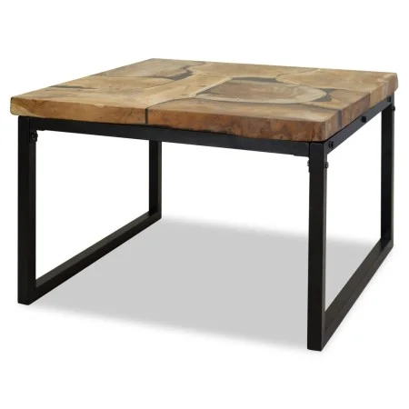 Teak resin coffee table 60x60x40 cm by vidaXL, Coffee table - Ref: Foro24-244552, Price: 99,50 €, Discount: %