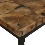 Teak resin coffee table 60x60x40 cm by vidaXL, Coffee table - Ref: Foro24-244552, Price: 99,50 €, Discount: %