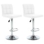 Taburetes de cocina 2 unidades cuero sintético blanco de vidaXL, Taburetes de cocina - Ref: Foro24-323633, Precio: 123,31 €, ...
