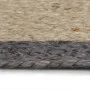 Handgefertigter Juteteppich mit dunkelgrauem Rand, 150 cm von vidaXL, Teppiche - Ref: Foro24-133679, Preis: 66,08 €, Rabatt: %
