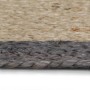 Handmade jute rug with dark gray border 150 cm by vidaXL, Rugs - Ref: Foro24-133679, Price: 63,08 €, Discount: %