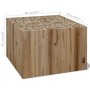 Couchtisch aus echtem Teakholz, 50 x 50 x 35 cm von vidaXL, Couchtisch - Ref: Foro24-244555, Preis: 128,38 €, Rabatt: %