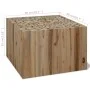 Mesa de centro de teca genuina 50x50x35 cm de vidaXL, Mesas de centro - Ref: Foro24-244555, Precio: 126,08 €, Descuento: %