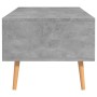 Mueble de TV madera de ingeniería gris hormigón 100x49,5x43 cm