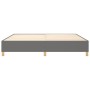 Estructura de cama tela gris oscuro 200x200 cm de vidaXL, Camas y somieres - Ref: Foro24-3120986, Precio: 116,87 €, Descuento: %