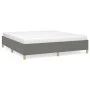 Dark gray fabric bed frame 160x200 cm by vidaXL, Beds and slatted bases - Ref: Foro24-3120970, Price: 123,63 €, Discount: %