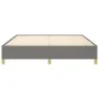 Dark gray fabric bed frame 160x200 cm by vidaXL, Beds and slatted bases - Ref: Foro24-3120970, Price: 123,63 €, Discount: %