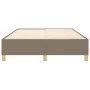 Taupe gray fabric bed frame 140x200 cm by vidaXL, Beds and slatted bases - Ref: Foro24-3120965, Price: 112,25 €, Discount: %
