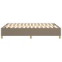 Estructura de cama de tela gris taupe 140x200 cm de vidaXL, Camas y somieres - Ref: Foro24-3120965, Precio: 127,96 €, Descuen...