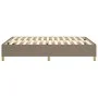 Taupe gray fabric bed frame 140x200 cm by vidaXL, Beds and slatted bases - Ref: Foro24-3120965, Price: 112,25 €, Discount: %