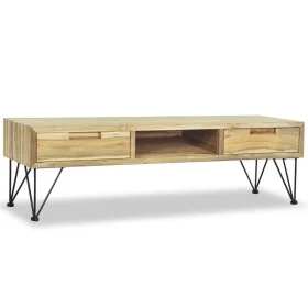 TV-Möbel aus massivem Teakholz 120x35x35 cm von vidaXL, TV-Möbel - Ref: Foro24-244575, Preis: 131,22 €, Rabatt: %