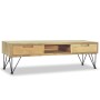 TV-Möbel aus massivem Teakholz 120x35x35 cm von vidaXL, TV-Möbel - Ref: Foro24-244575, Preis: 132,56 €, Rabatt: %