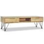 TV-Möbel aus massivem Teakholz 120x35x35 cm von vidaXL, TV-Möbel - Ref: Foro24-244575, Preis: 132,56 €, Rabatt: %