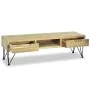 Solid teak TV stand 120x35x35 cm by vidaXL, TV Furniture - Ref: Foro24-244575, Price: 131,09 €, Discount: %