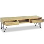 TV-Möbel aus massivem Teakholz 120x35x35 cm von vidaXL, TV-Möbel - Ref: Foro24-244575, Preis: 132,56 €, Rabatt: %
