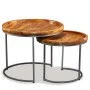 Set of side tables 2 pcs solid mango wood by vidaXL, Side tables - Ref: Foro24-244585, Price: 175,68 €, Discount: %