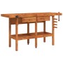 Workbench with drawers and screws wooden bench 162x62x83 cm by vidaXL, Work tables - Ref: Foro24-153323, Price: 275,23 €, Dis...