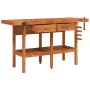 Workbench with drawers and screws wooden bench 162x62x83 cm by vidaXL, Work tables - Ref: Foro24-153323, Price: 275,23 €, Dis...